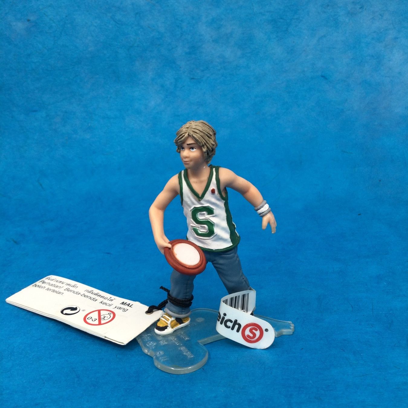 Schleich Figuren: Spielfigure Schleich Kind mit Frisbee – Neu und originalverpackt aus S. Pietro von pic_mc9g