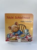 Kleines Kinderbuch Nicki Schlaffmaus macht Frühstück
