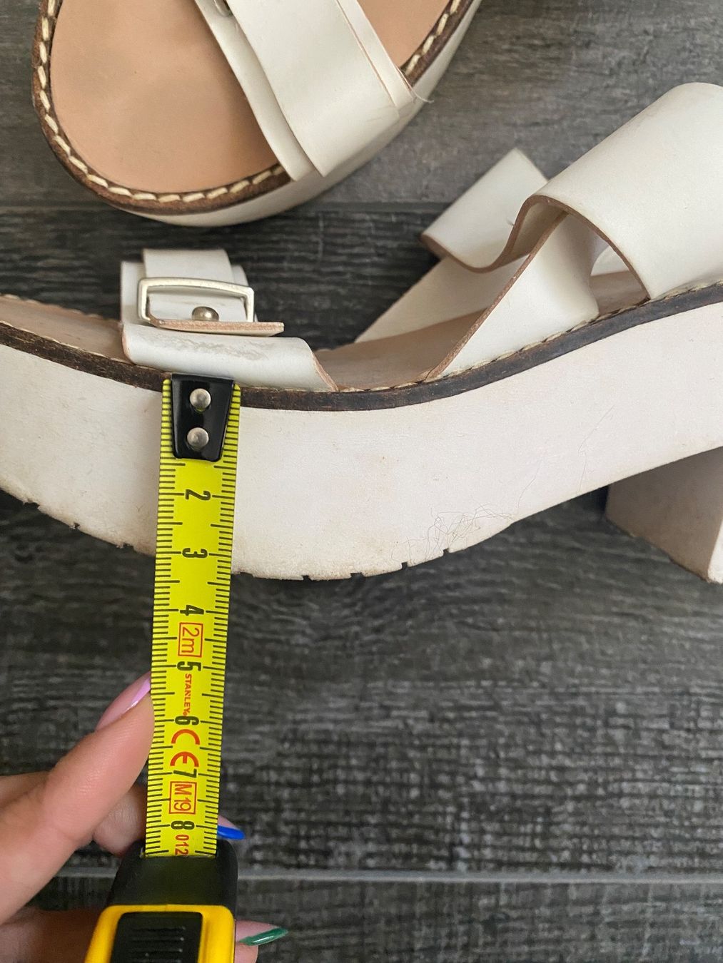 Stradivarius Scarpe da donna: STRADIVARIUS 🤍 sandales compensées 37 – Usato da Muraz (Collombey) venduto da iLoveNYC 6