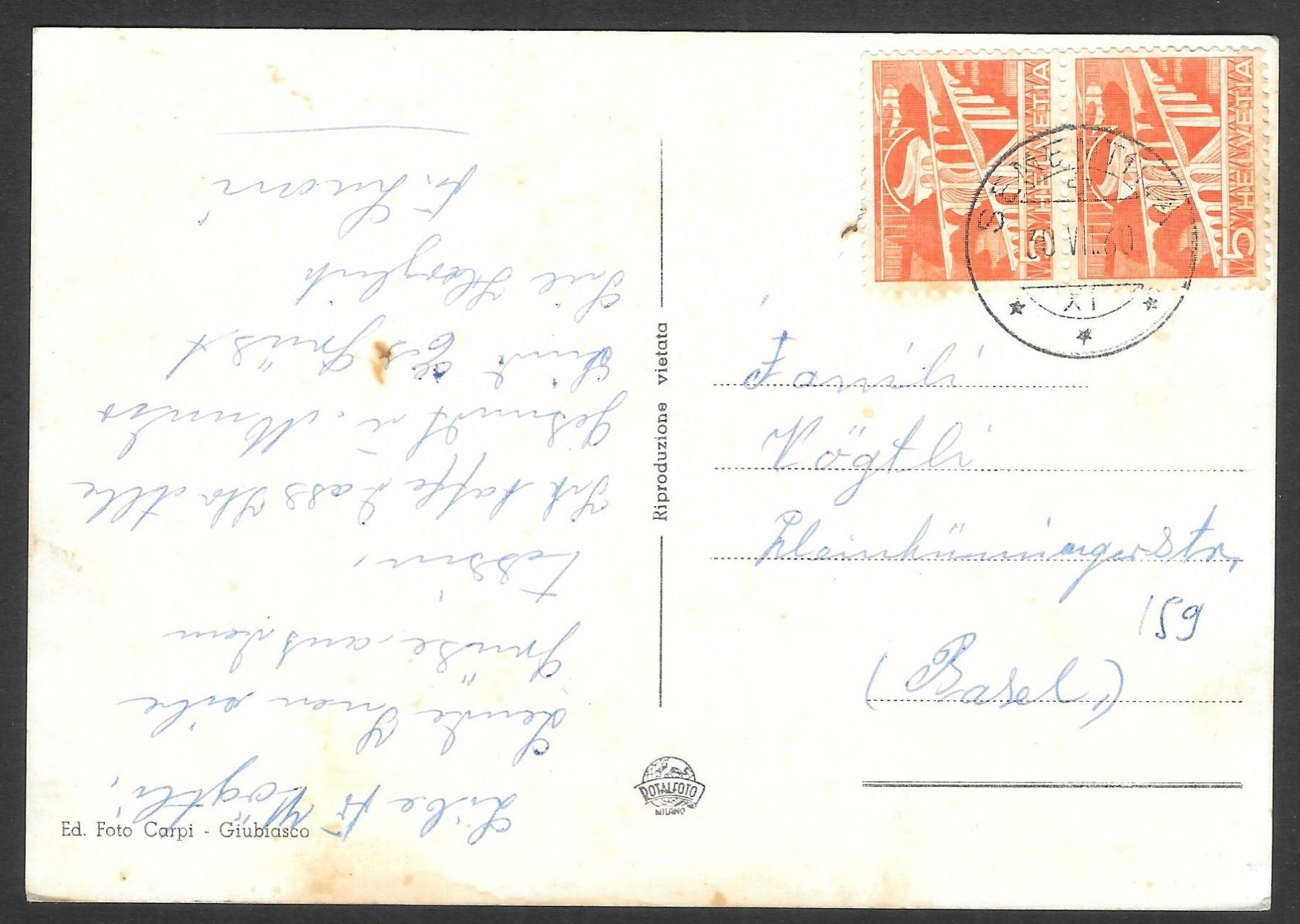 Cartes postales: Giubiasco Veduta generale – D'occasion à Olten par clotaldi 1