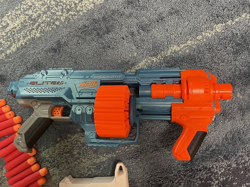 Giocattoli: Nerf 4er Set Pistole Elite Mega 2 Modulus digital NERF Elite – Usato da Zürich venduto da veram1981 3