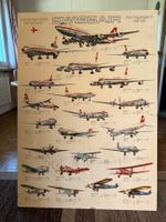 Plakat Swissair Flottengeschichte