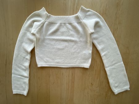 Pull Shein blanc manches longues taille XS comme neuf 