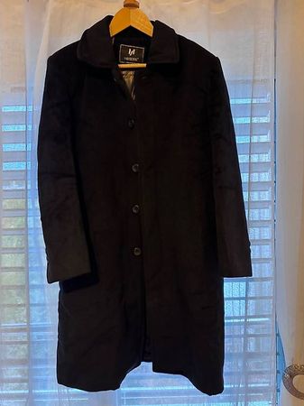 Wintermantel schwarz Herren Grösse 48