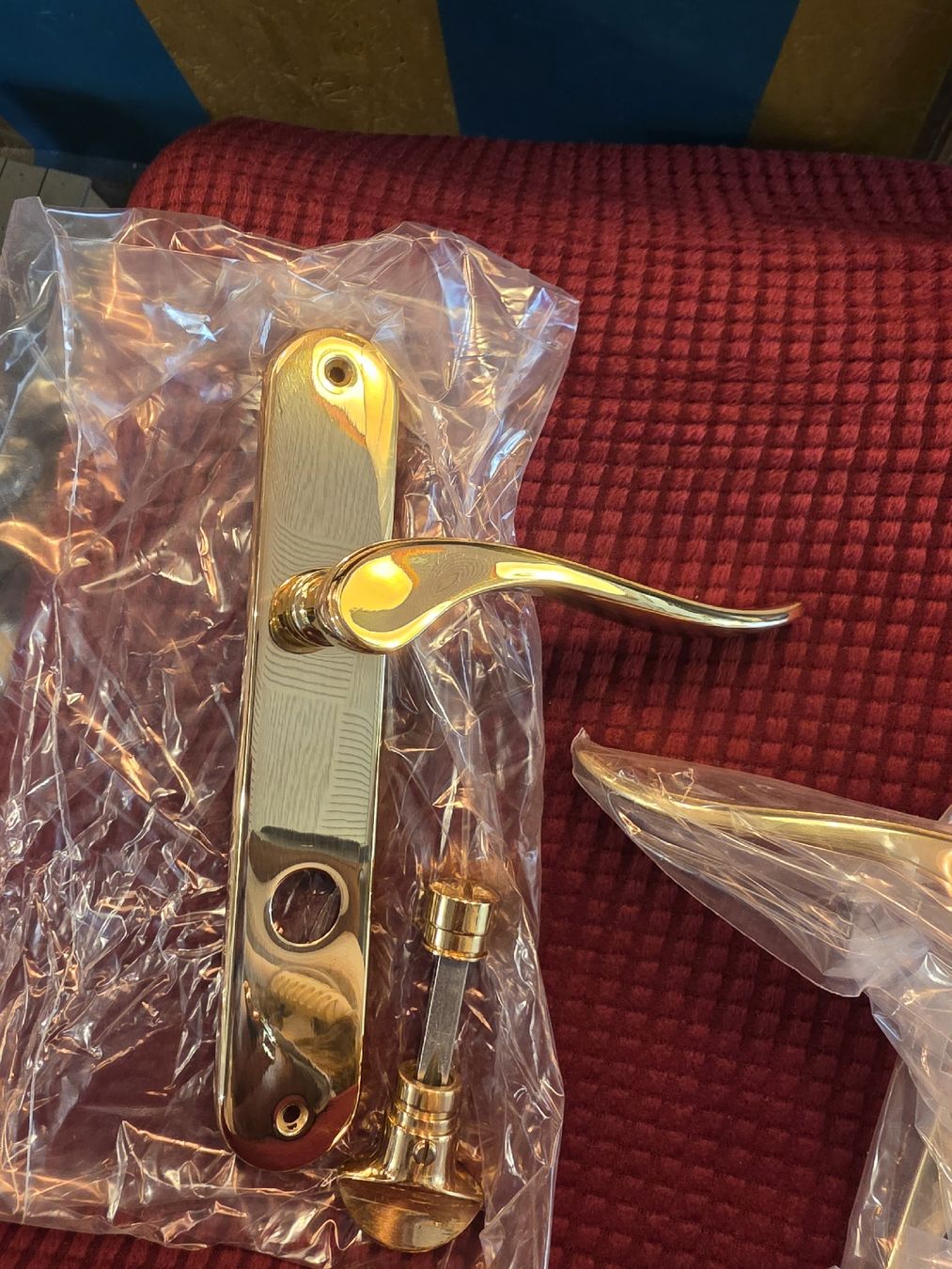Eisenwaren: Türgriffe Messing  neu Set 2 Stück – Neu und originalverpackt aus Arbon von MadameLuLa9320 1