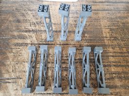 lego 58827 lot de 9 pièces Dark Bluish Gray Support 