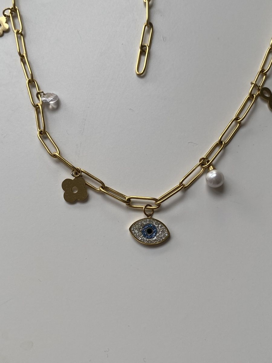Ketten: 18KGP Charms Halskette – Neu (gemäss Beschreibung) aus Givisiez von dor_xb9k 3