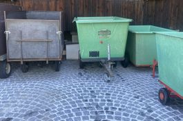 Schubkarren verschiedene Schubkarren zu verkaufen 
