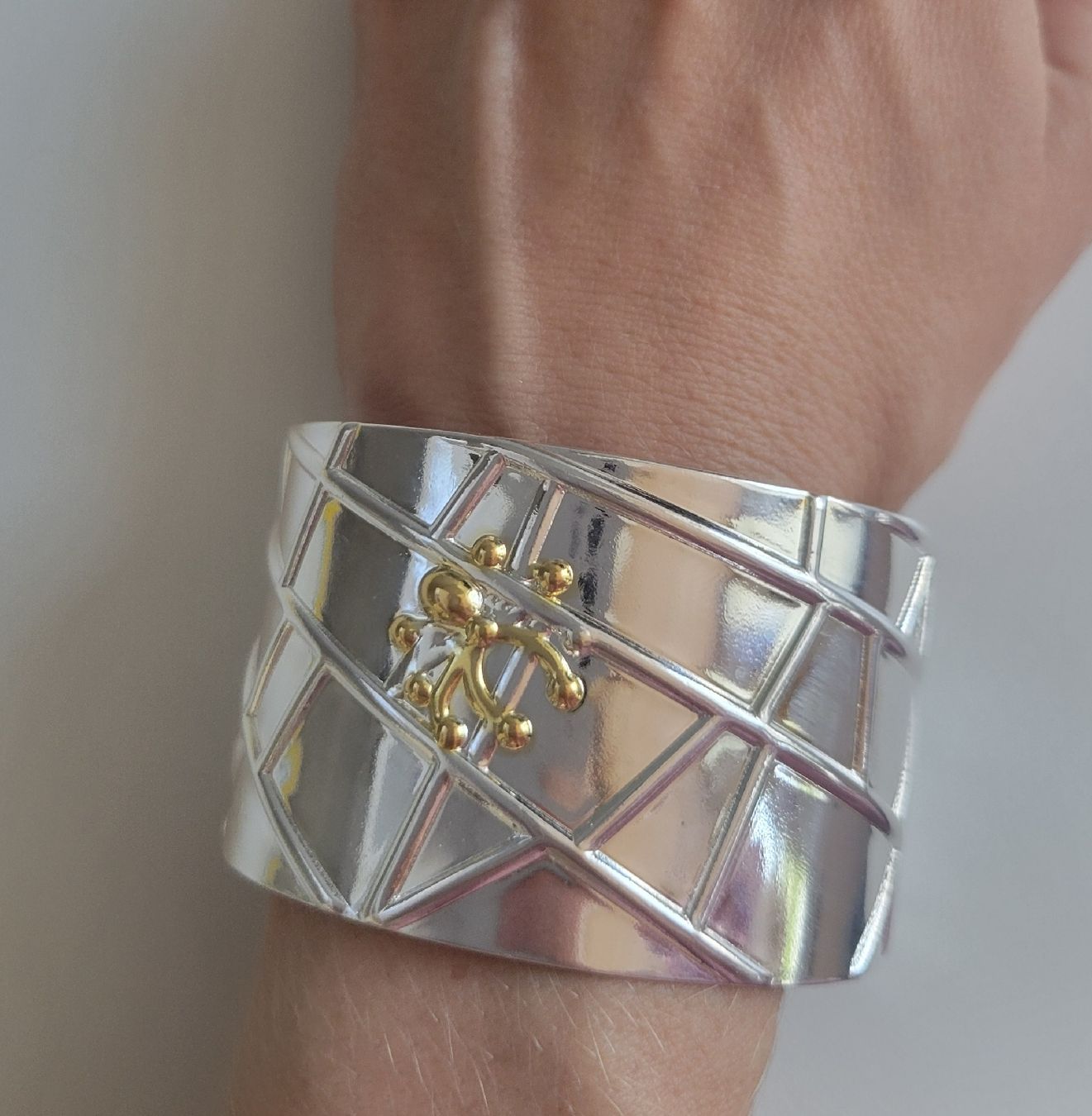 Bracciali & Braccialetti: Magnifique Bracelet Manchette "Spider Web"  – Usato da Bernex venduto da Dariafr 5