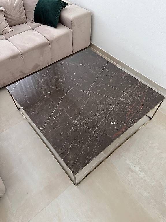 Tables: Couchtisch Marmor und Altmessing Optik – D'occasion à Zürich par van_l9kx 1