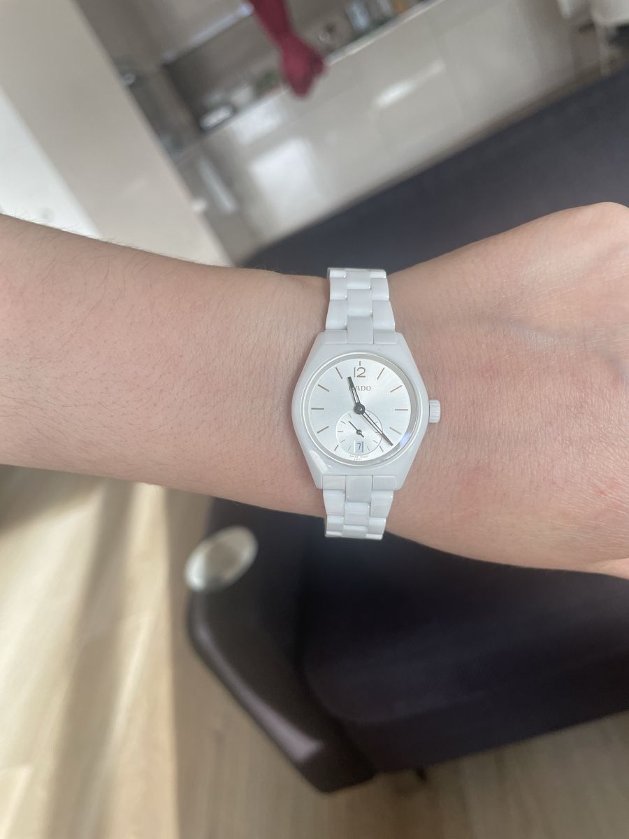 Rado Orologi: Rado True Spacchio 26mm White Ceramic Damen – Usato da Baar venduto da dieUhrenwerkstatt 7