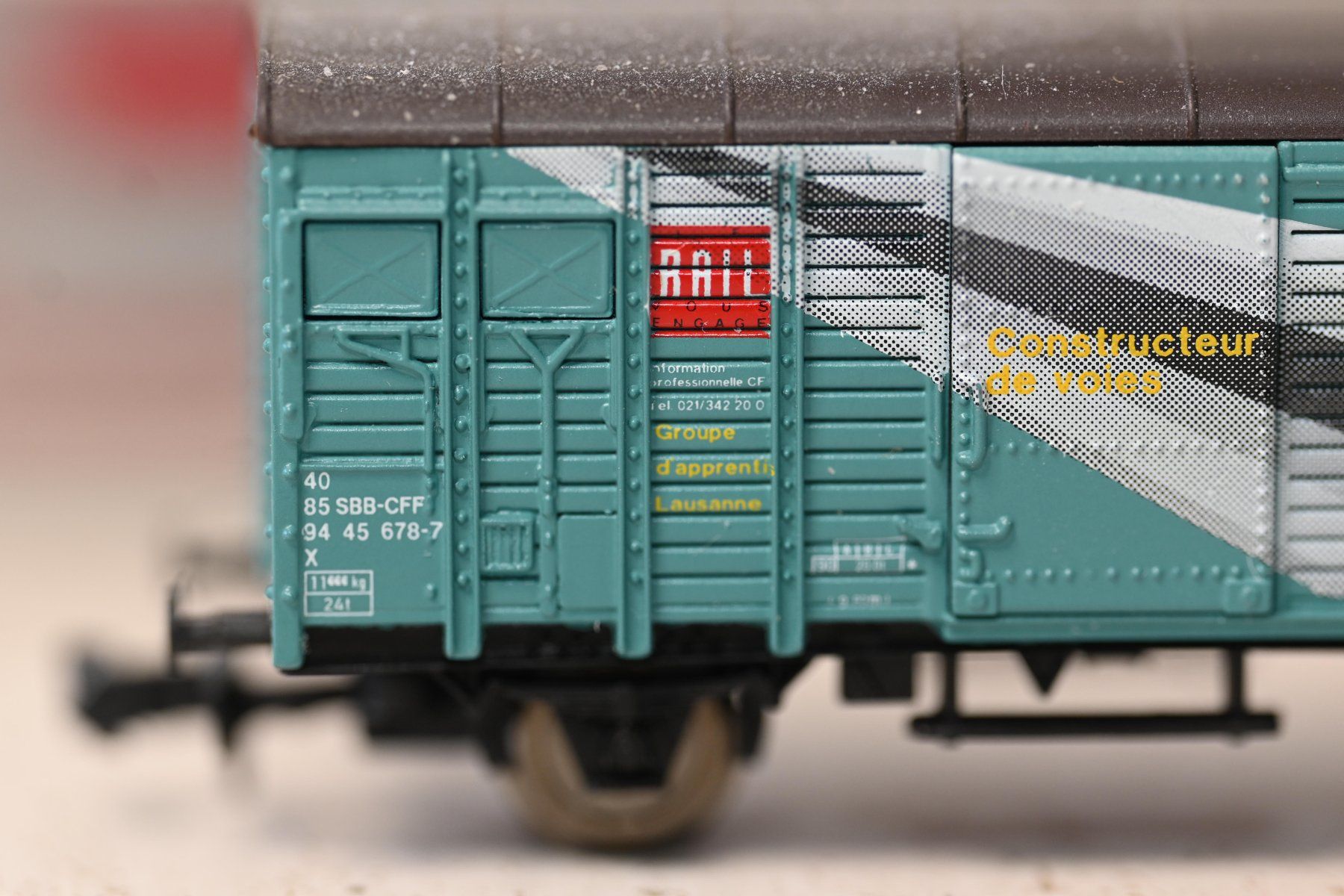 Hobbytrain Modellini di ferrovie: Güterwagen K3-GMS Hobbytrain Spur N mit OVP – Usato da Laupen ZH venduto da Zmoewe 3