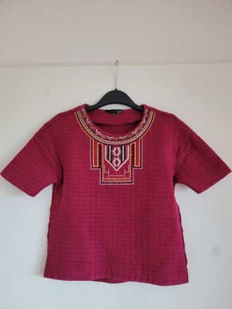 T-shirt bordeaux