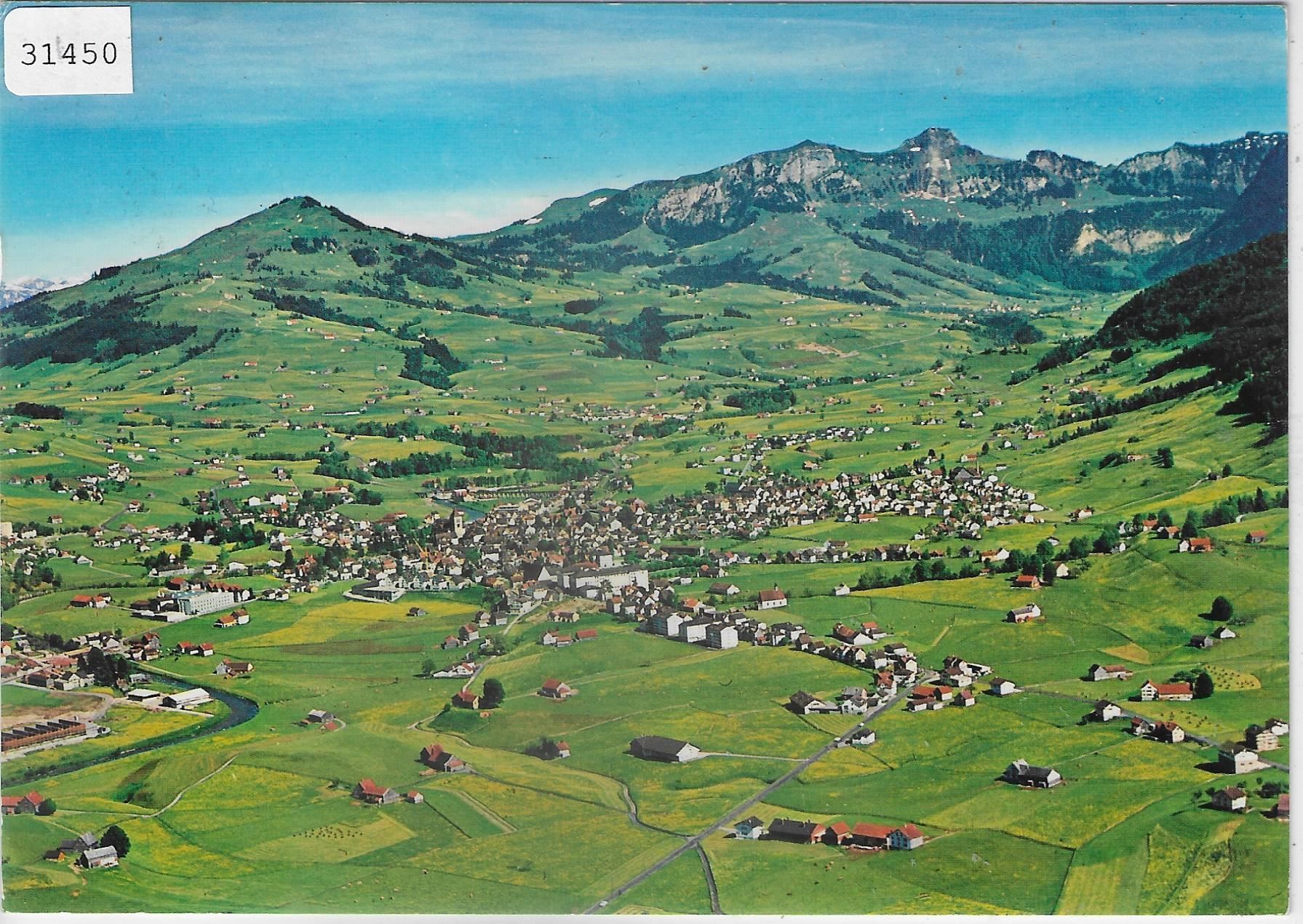Cartoline postali: Flugaufnahme Appenzell – Usato da Ettingen venduto da Kartenplanet