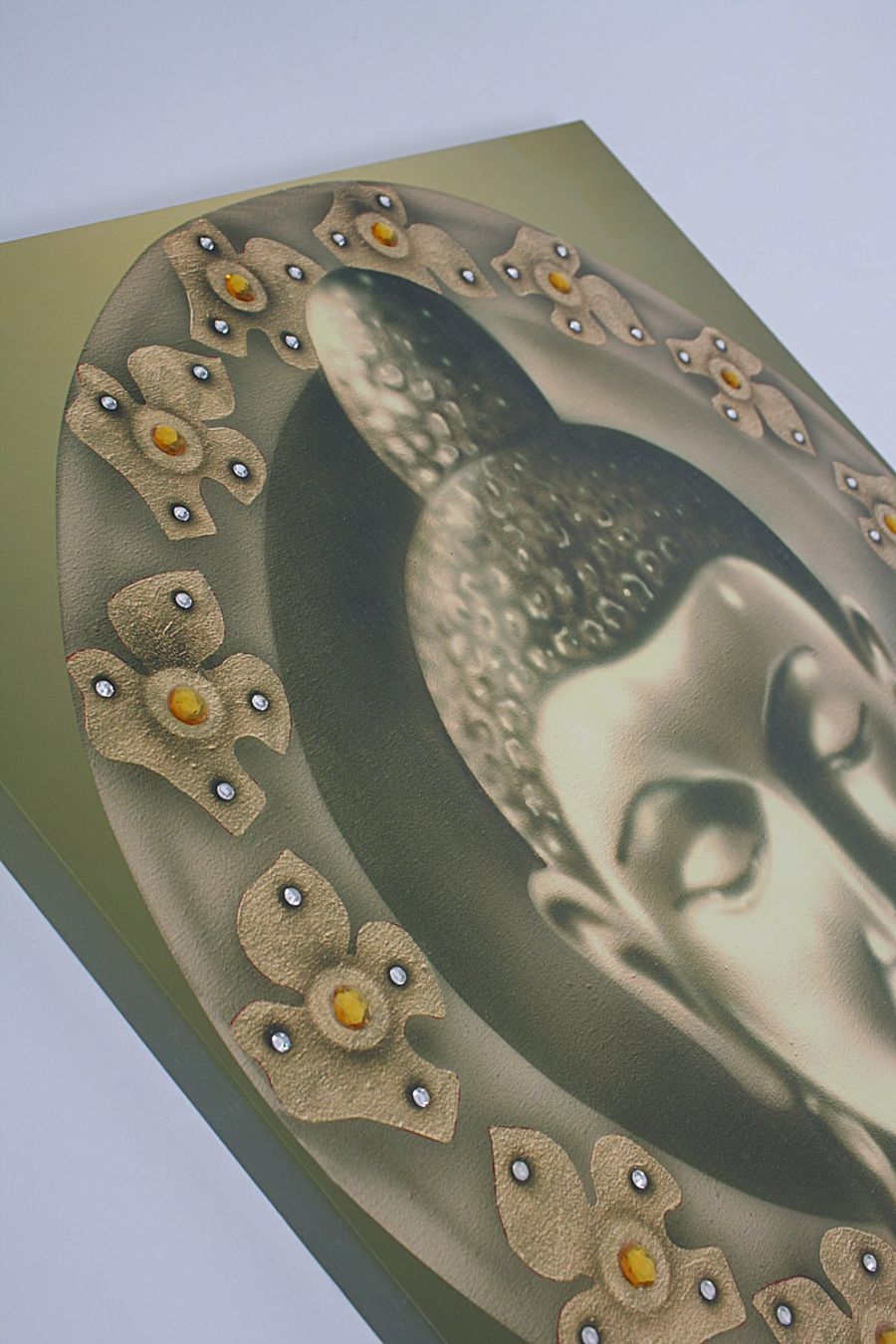 Tableaux: Buddha Gemälde mit Strasssteinen – D'occasion à Zollikofen par Restwert_Zollikofen 3