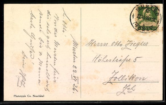 Cartoline postali: AK Morat, Schiff am Ufer, Blick in den Ort – Usato da Berlin venduto da bartko-reher 1
