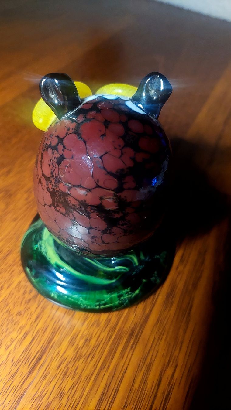 Figuren: Kunstglas Eule – Murano-Stil – Handarbeit – Gebraucht aus Dornach von kar_c5sl 4