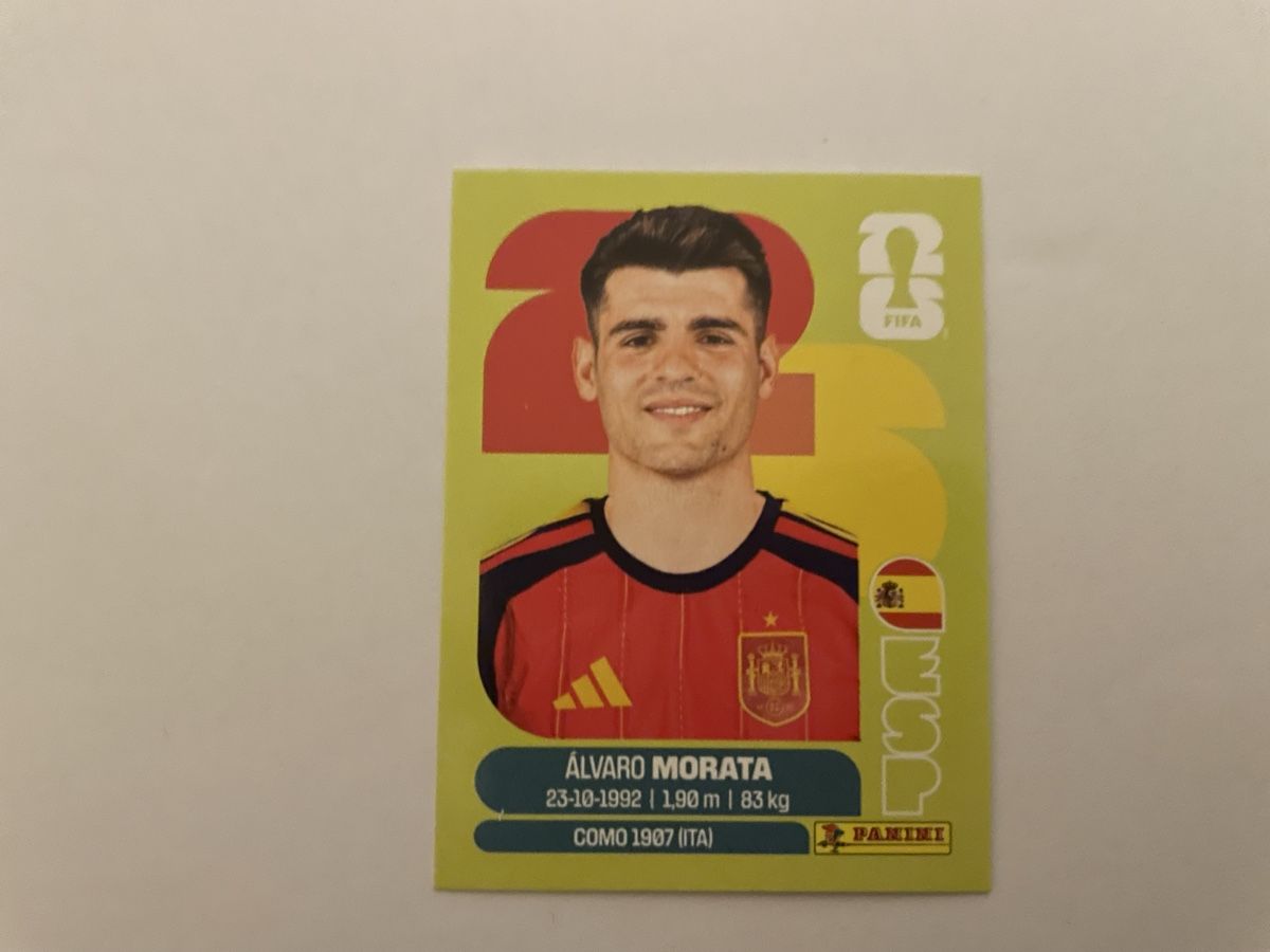 Panini Carte collezionabili: FIFA WM 2026 Álvaro Morata ESP 19 – Nuovo (secondo la descrizione) da Winterthur venduto da Cobraforce
