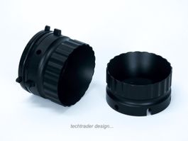 1 Paar neue NAB Adapter mit Design Kelch schwarz...