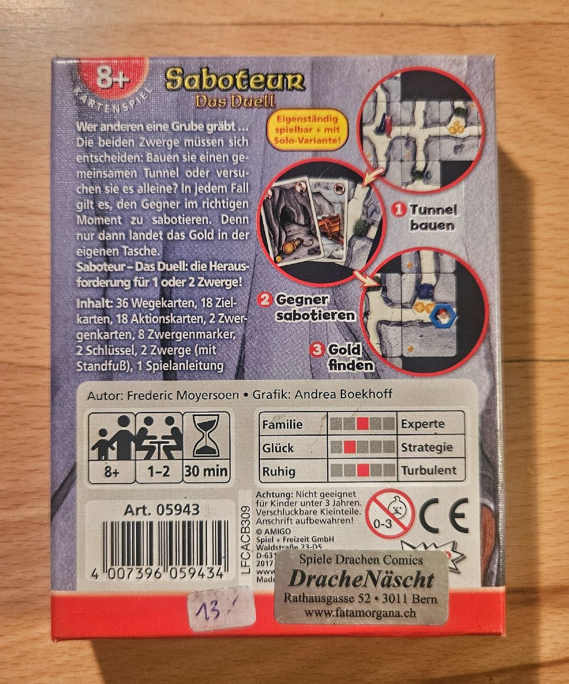 Amigo Giochi: Saboteur - Das Duell – Usato da Köniz venduto da Crispx 1