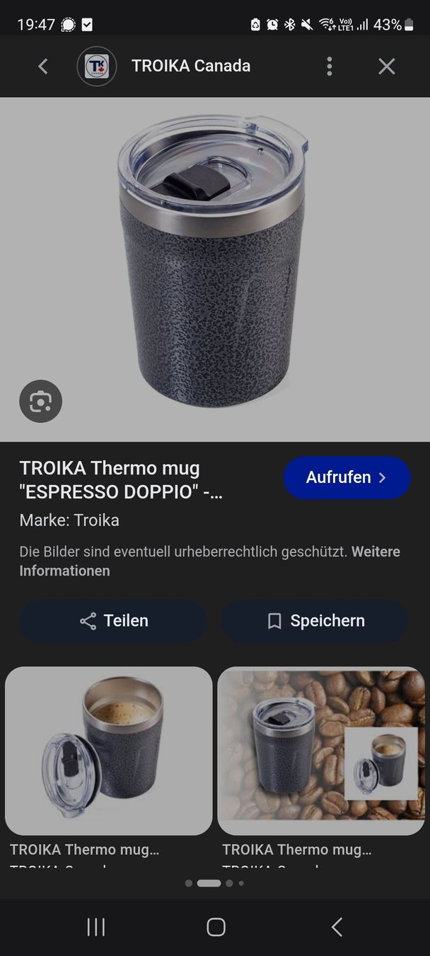 Tassen: Troika Espresso Thermo Mug – Neu und originalverpackt aus Zürich von mer_6tqg 1