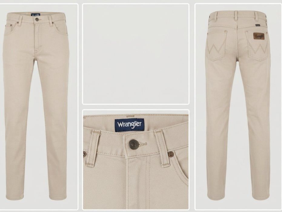 Wrangler Jeans: Wrangler Texas Slim Jeans beige – Usato da Litzirüti venduto da dvorsky