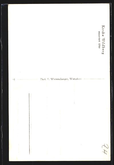 Ansichtskarten: Wildberg, Kirche, Innenansicht mit Kanze – Gebraucht aus Berlin von bartko-reher 1