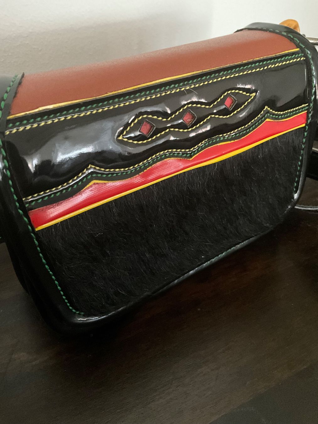 Vera Pelle Borse: Ledertasche in einem speziellen Design – Nuovo e nell'imballaggio originale da Bern venduto da Javero 7