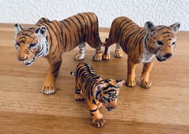 SCHLEICH - Tiger Familie 14369 14370 14371
