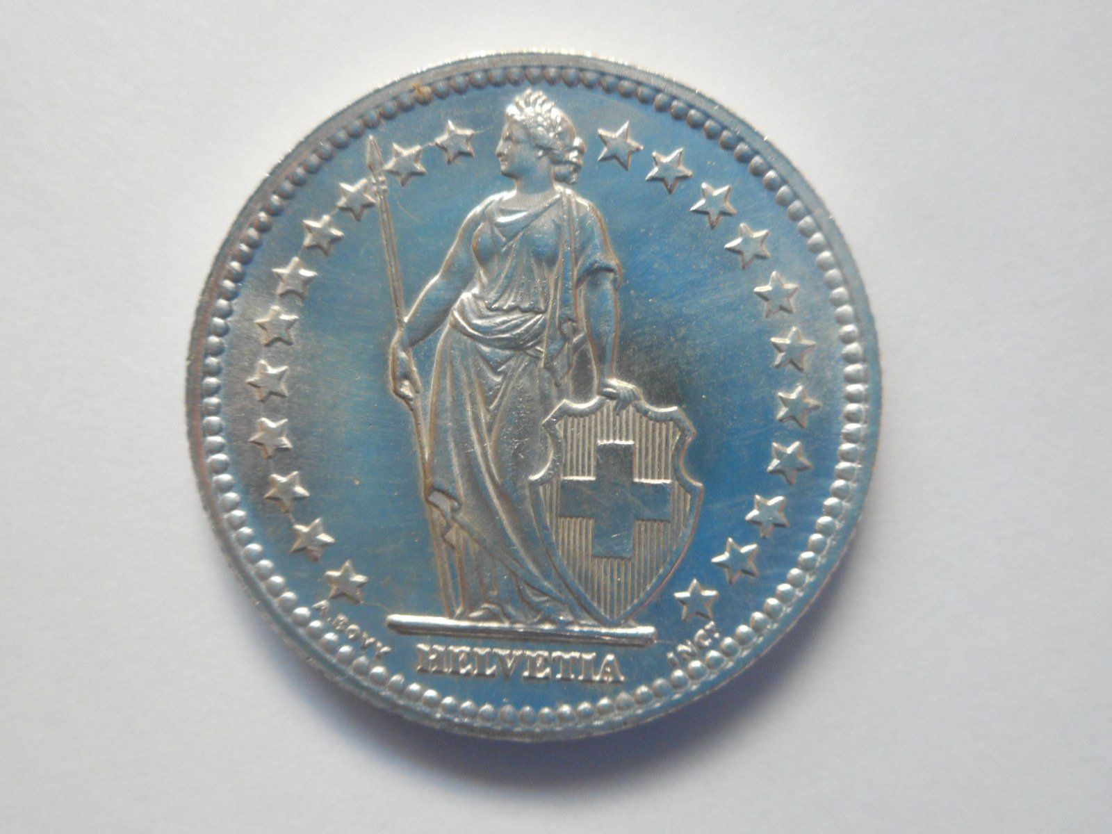 Tutti le monete: 2 Fr. 1953   silber  unz/stgl – Nuovo (secondo la descrizione) da Kriegstetten venduto da pizlad2010 3