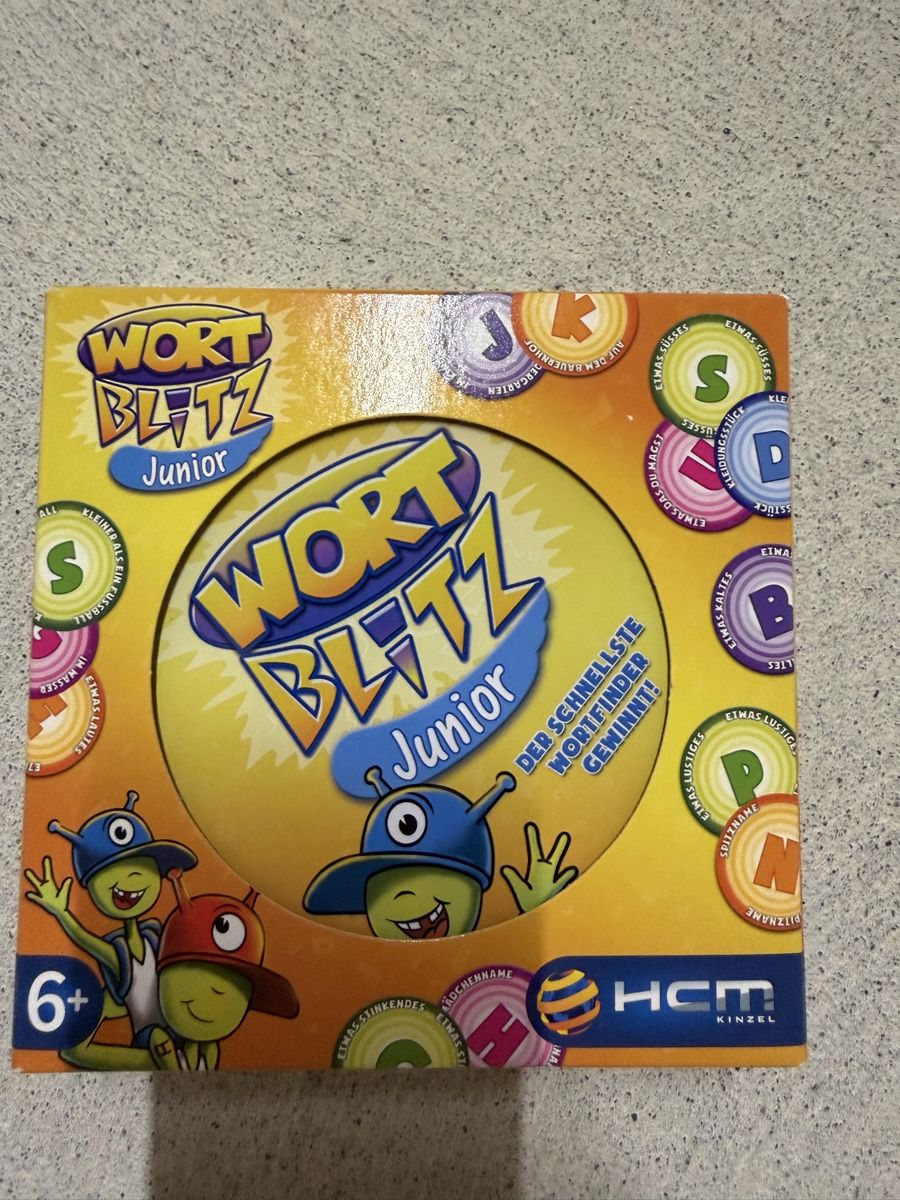 Spiele: Wort Blitz Junior Spiel 6+ – Neu (gemäss Beschreibung) aus Kilchberg ZH von Gejuba