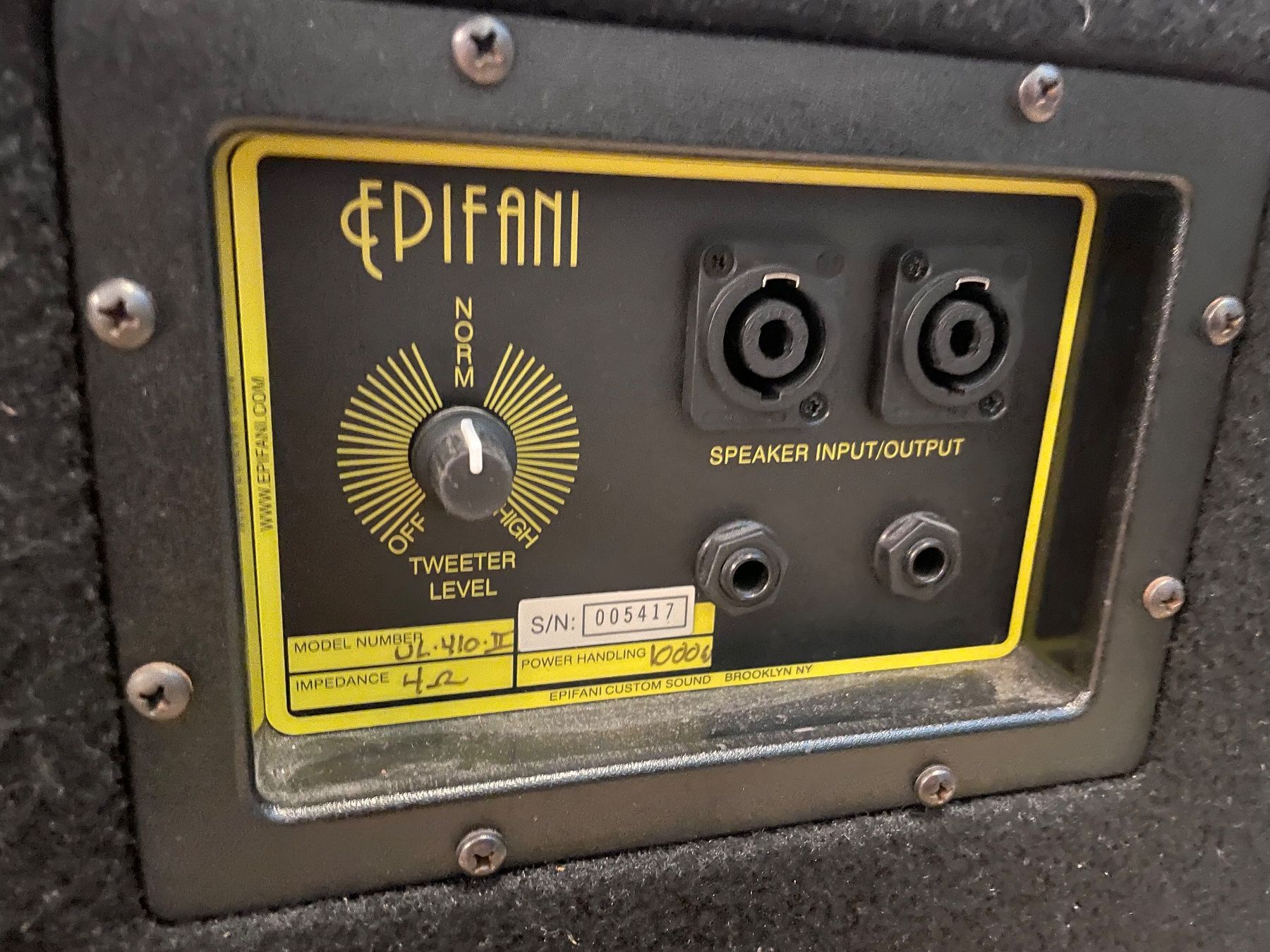 Strumenti musicali: Epifani UL 410 Series 2 Bass Box – Usato da egnach venduto da Ursbass 3