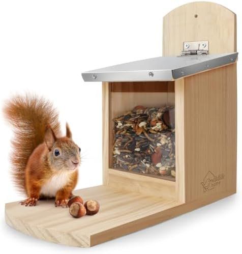 Petites maisons à oiseaux: Futterhaus mit Metalldach I Futterstation aus – Neuf avec emballage d'origine à Hundwil par Mr.Wong 1