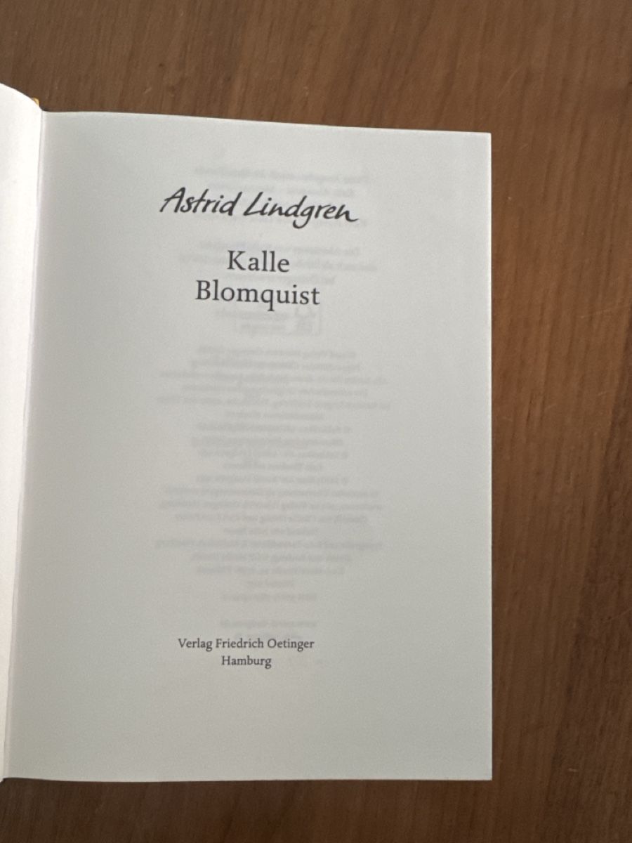 Libri: Astrid Lindgren Kalle Blomquist – Usato da Hagendorn venduto da KALU27 2