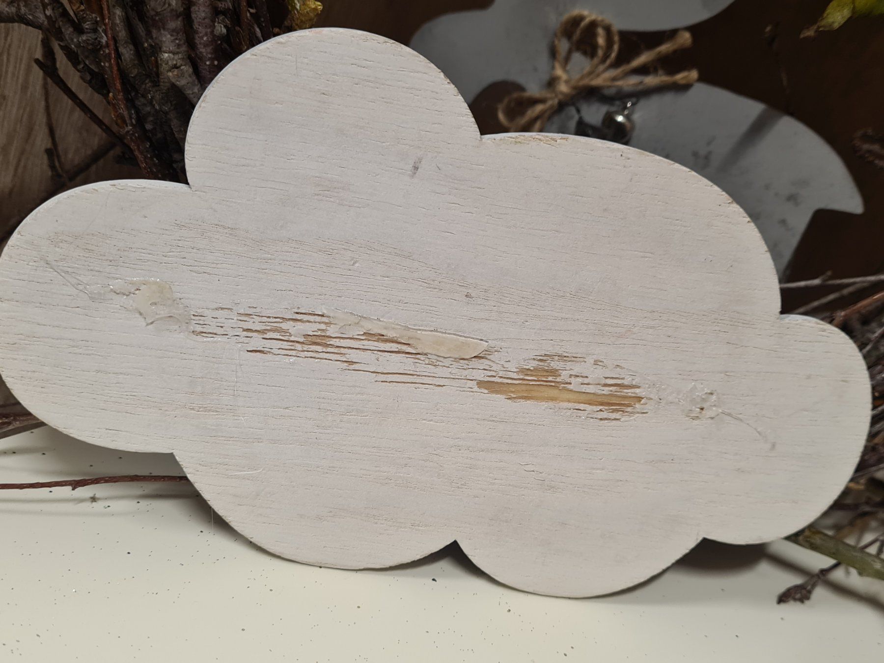 Alle Dekorationen: Deko Holz Schild- ca. 20 x 10 cm – Gebraucht aus Amriswil von kleindeko 1