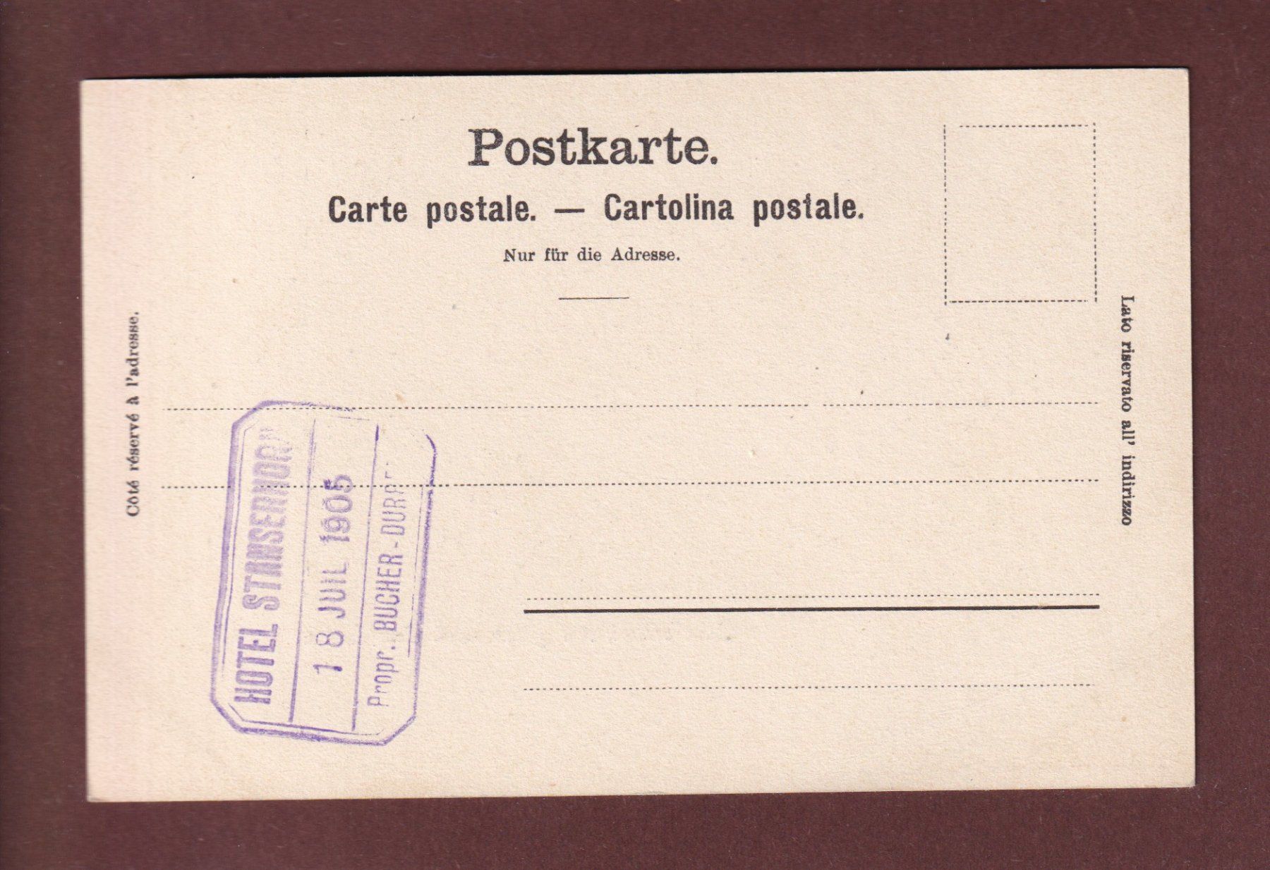 Cartes postales: STANSERHORN - Blick nach Titlis – D'occasion à Pully par nicecards-shop 1