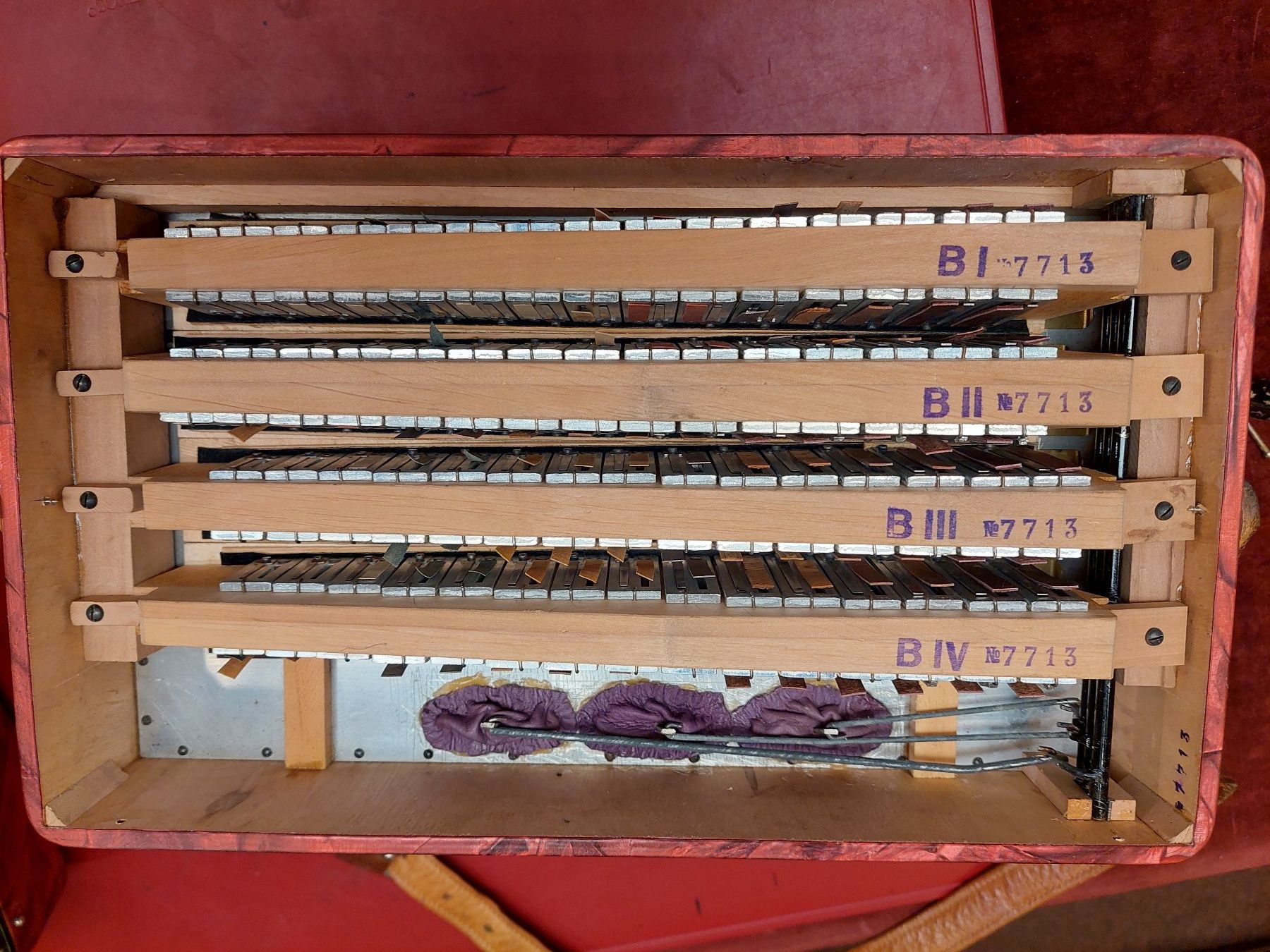 Strumenti musicali: Tell Handorgel - Schweizer Fabrikat mit Schweizer Stimmen – Difettoso da Davos-Platz venduto da musikhauskollegger 4