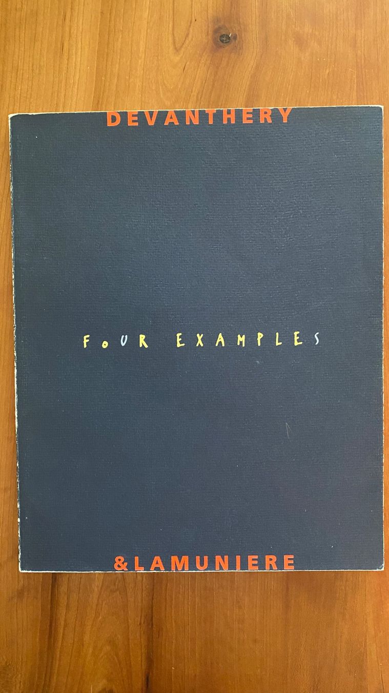 Libri: Devanthery& Lamuniere Four Examples Architektur 1996 – Usato da Bern venduto da Ensadinado