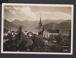 Weggis   :   alte Ansichtskarte um 1940er-Jahre