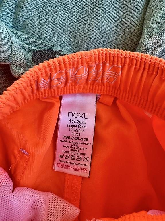 Costumi da bagno: Orange Badehose von Next in Grösse 92/98 – Usato da Zürich venduto da tom_m9qb 1
