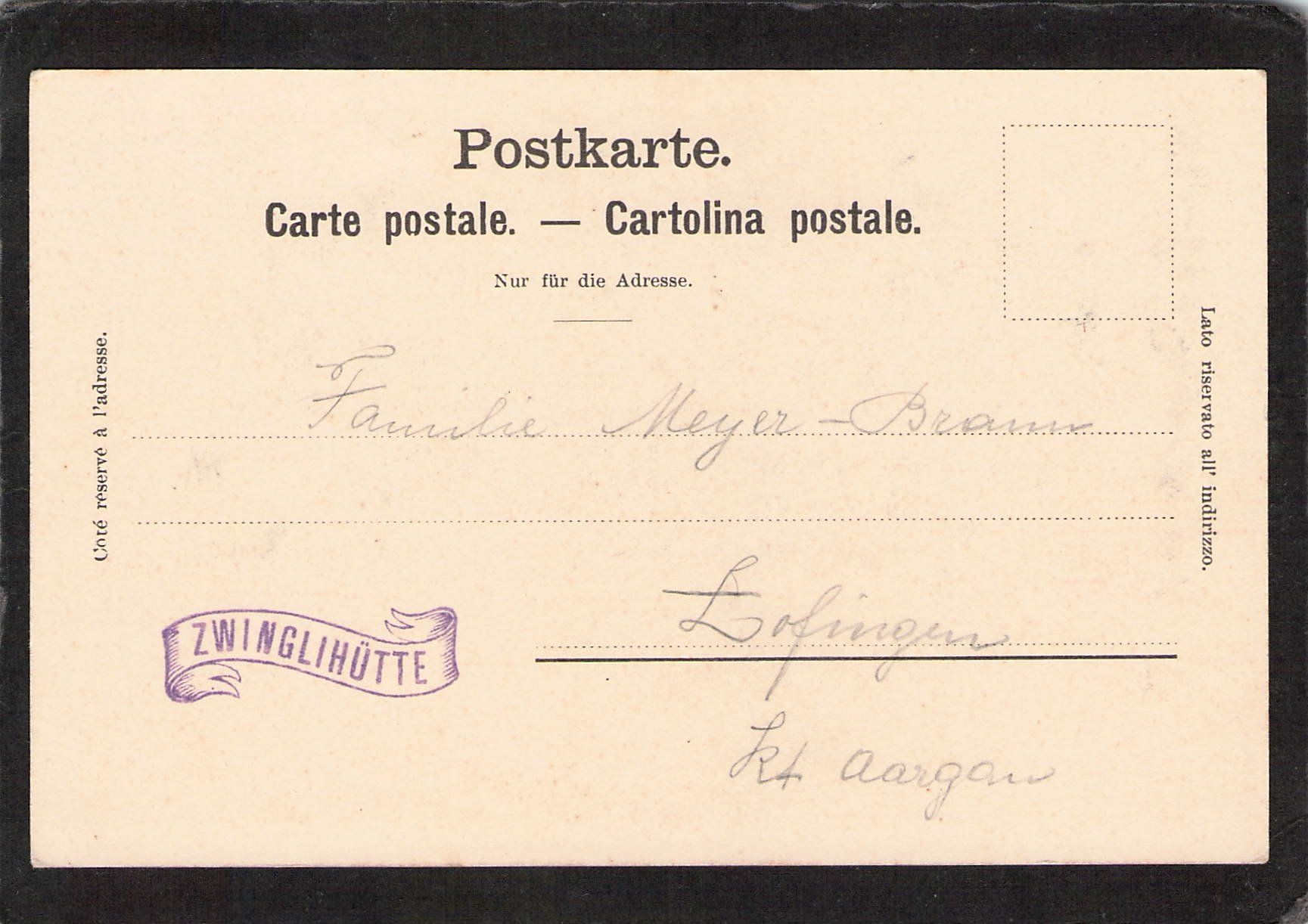 Cartoline postali: Lichtdruck : Gruss aus Wildhaus SG – Usato da Reichenburg venduto da Pipo-67 1