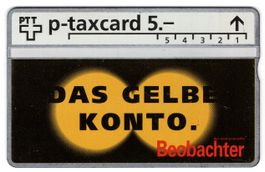 Beobachter (1. Auflage) - seltene Firmen Taxcard