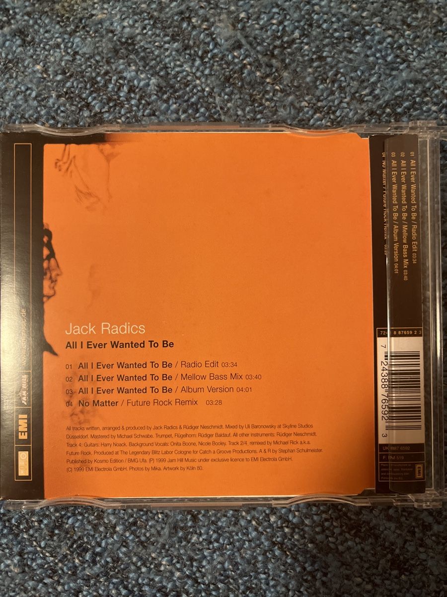 CD: Jack Radics - All I Ever Wanted To Be – Usato da Lützelflüh-Goldbach venduto da Deiv4 1