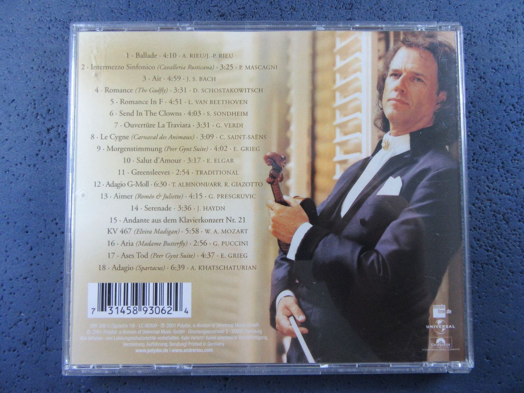 CD: ANDRE RIEU CD MUSIK ZUM TRÄUMEN – Usato da Ettingen venduto da Hausi4711 1