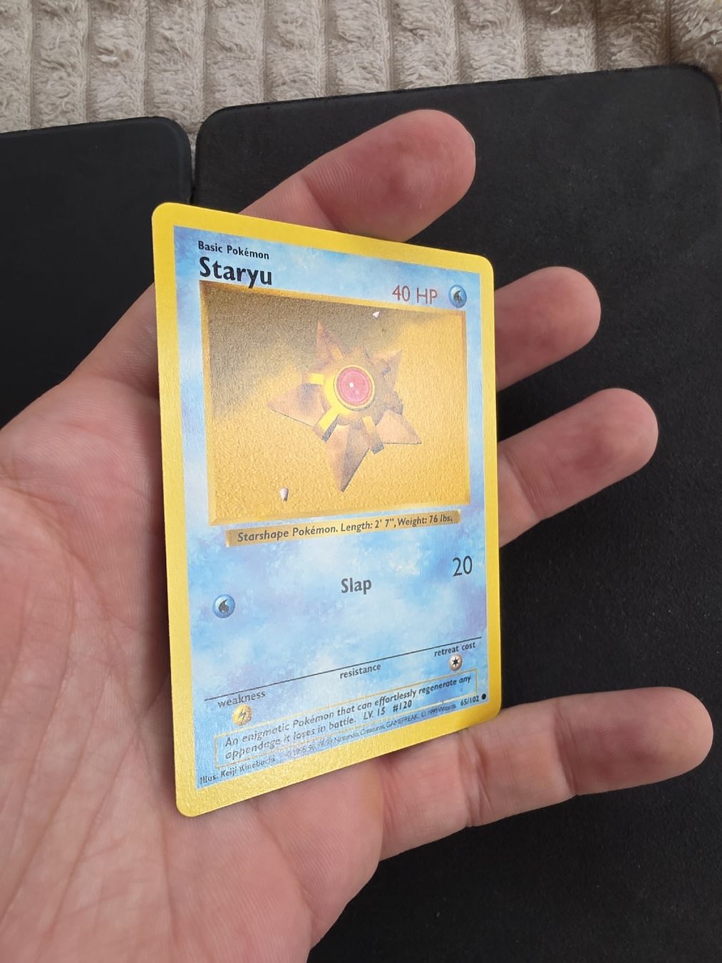 Pokémon Carte collezionabili: Pokemon Staryu Karte Shadowless Base Set – Usato da oberbuchsiten venduto da thug4 1
