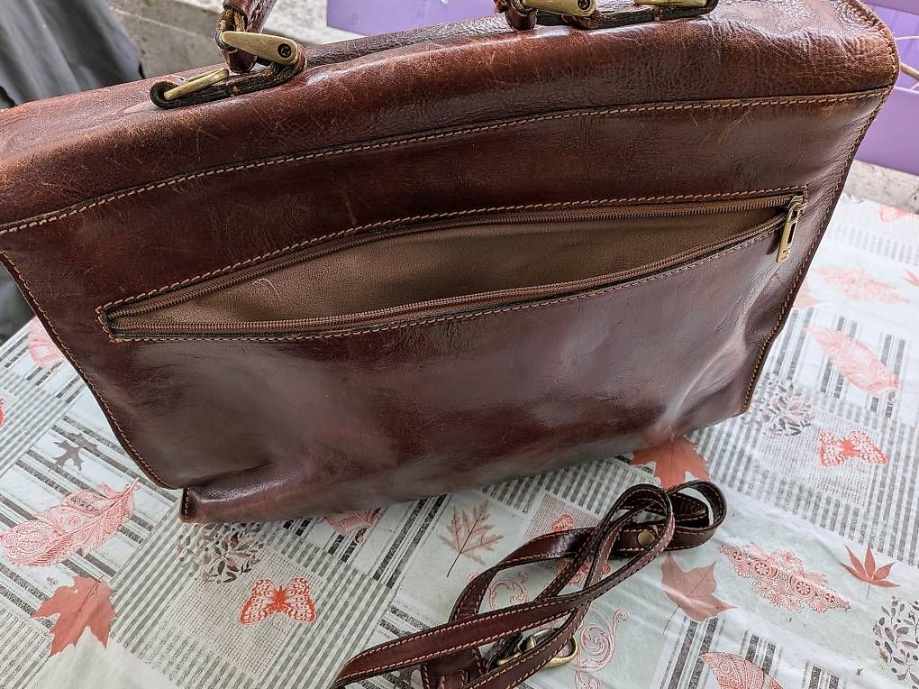Valises & Sacs: Vintage Ledermappe – D'occasion à Zug par Sabina0 1