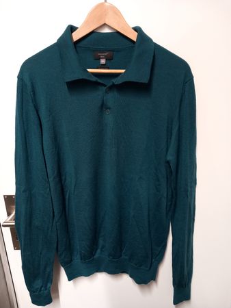 MANOR Man Merinopullover Gr.XXL, petrol, neuwertig