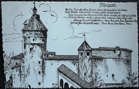Cartoline postali: SCHAFFHAUSEN Munot – Usato da Jona venduto da philajona
