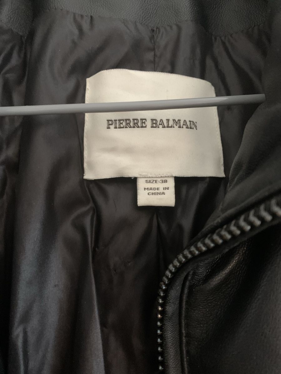 Balmain Cappotti: Manteau en cuir Pierre Balmain – Usato da La Chaux-de-Fonds venduto da pops31 3