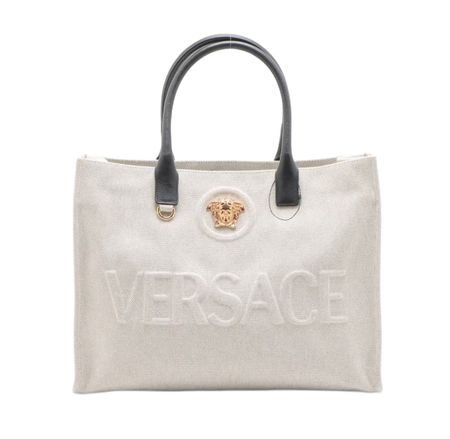 ‼️SALE‼️Versace La Medusa Large Canvas Tote Bag - neuwertig